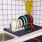X-cosrack Expandable Food Container Lid Organizer,Large Capacity Adjustable 10 Dividers Detachable Lid Organizer Rack for Cabinets, Cupboards, Pantry Shelves, Drawers to Keep Kitchen Tidy,White - color: White