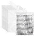 24 Pcs Hanging Storage Bags, Reusable Clear Hanging Bags, Hook Hanging Bags for Classroom, Library, Pharmacy, Armoire, Bathroom(10'' x 12.5'')