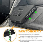 MAIKER 4PCS Metal Front Rear Door Storage Box Compatible with 2007-2018 Jeep Wrangler JK 4 Door, Replaces OEM Door Nets, Expands Interior Storage Space - size: JK/JKU Front ＆ Rear