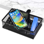 Clip-on Drawer organizers, desk organizer,can be clipped around the table to store small items. (Black - Small), Bronze Gold - style: Black - Small