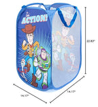 Jay Franco Disney Pixar Toy Story Pop Up Hamper - Mesh Laundry Basket/Bag with Durable Handles - Features Woody, Buzz Lightyear & Forky (Official Disney Product) - color: Toy Story