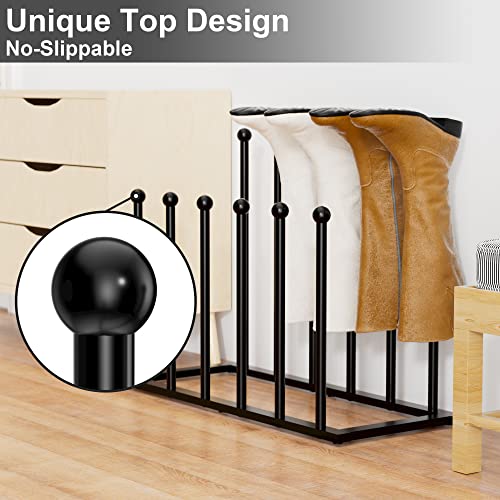 pickpiff Free Standing Shoe Racks - Black Metal Boot Rack for Dorm Room, Closet, Entryway, Bedroom, Patio Outdoor, Hallway, Black, Shoe Storage Fit for 6 Pairs - color: Black, size: Medium for 6 Pairs