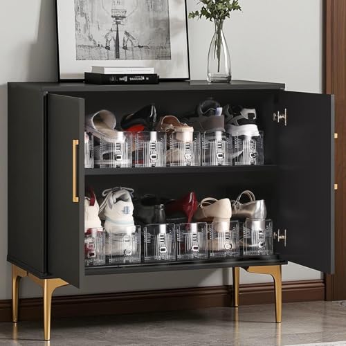 Shoe Slots Organizer 15 Pack - Shoe Stackers,3 Levels Adjustable,Space Savers 50%,Double Layer Holders for Closet (Transparent),Organizador de Zapatos - color: 15pack Clear