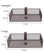 Clip-on Drawer organizers (2 pack), desk organizer, can be clipped around the table to store small items (Bronze Gold) - style: 2 pack