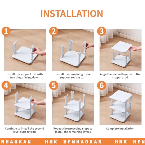5 Tiers Shoe Rack Organizer for Closet Shoe Holder Storage Narrow Plastic Vertical, Free Standing Shoe Rack Shelf for Entryway Stackable Stability DIY, Grey - color: Grey