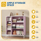 DWVO Dresser for Bedroom, 7 Drawers Fabric Dresser, Organizer Unit for Living Room, Hallway, Closets - Sturdy Steel Frame, Wooden Top & Easy Pull Fabric Bins, Pink - color: Pink, style: 7-Drawer