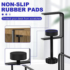 Under Desk Cable Management Tray, 31.5'' No Drill Heavy Duty Steel Cable Tray Organizers, Wire Management Tray Cable Rack with Clamp Mount, Adjustable Metal Under Desk Tray (Black, 2 Pack) - color: Black, size: 2 Pack