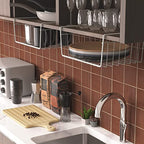 Simple Houseware 6PK Under Shelf Basket, White - size: 6 Pack