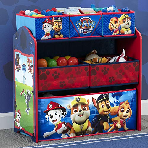Delta Children Design & Store 6 Bin Toy Storage Organizer, Nick Jr. PAW Patrol - color: Paw Patrol Rescue Pups