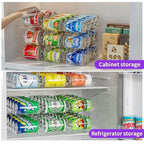 Can Organizer for Pantry, Upgraded Thickened Modular 3-Tier Combinable Can Storage and Beverage Dispenser Rack,Canned Food Organizer Rack Holds 36 Cans, Clear Can Holders for Pantry and Fridge - size: 3 Tiers-9 Pcs