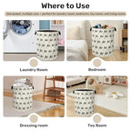 Racing Flag Foldable Canvas Laundry Basket with Handles - Toy Organizer, Heavy Duty for Home，Bedroom, Dorm, Bathroom - color: Racing Flag