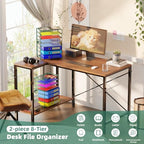 Simple Trending 2 Pack 8 Tier Letter Tray Paper - Mesh Desk File Organizer for Office School Desktop, Green - color: 2 Pack 8 Tier Green-Mesh Desk