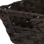 Whitmor Driftwood Split Rattique Small Shelf Tote - size: (Pack of 1)