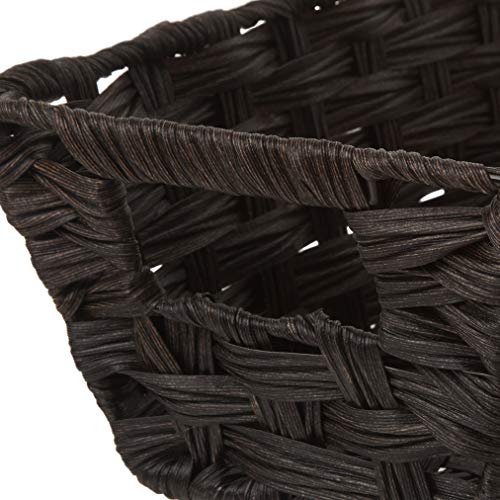 Whitmor Driftwood Split Rattique Small Shelf Tote (Pack of 6) - size: (Pack of 6)
