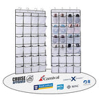 Cruise Cabin Over Door Organizer for Shoes, Toiletries and Accessories – 24 Pockets – Tested on All Cruise Lines such as Carnival, Royal Caribbean, Celebrity, Norwegian etc – Cruise Essentials