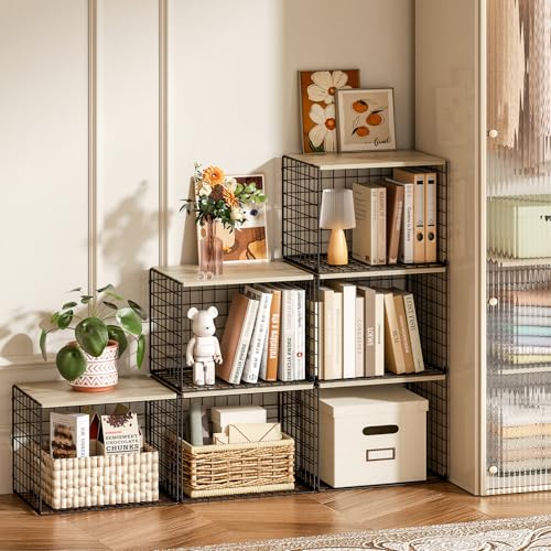 Extra-Long Closet Organizers and Storage with Top Board, 3 Pack Stackable Closet Shelf Organizer, Double Storage Design Clothes Storage Cube/Bin Organizer for Wardrobe,Space-Saving, Black,Sturdy,Metal - color: BLACK, size: 15.74"（L）*12"（W）*12.2"（H）