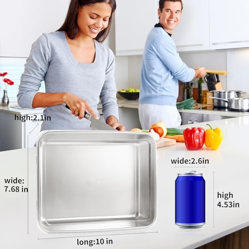 GIUOIDUO stainless steelFood Storage 12-Pack Lunch BoxContainers setsstorage box with lidfreezer FrozenKitchen tra with lidOven plateSide dish plate Freezer & Dishwasher Safe - color: 12-Pack