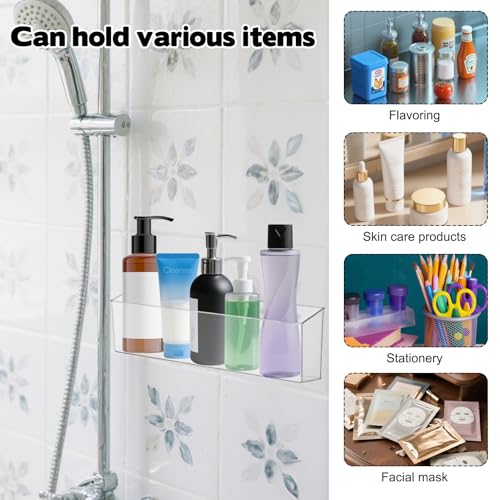 2 Pack Spice Rack, Spice Organization for Cabinet, Storage Organizer Bins, Clear Plastic Seasoning Jars Rack Condiment Bottles Shelf Makeup Organizer for Kitchen Cabinet Doors Pantry RV Organization - color: 2 Pack