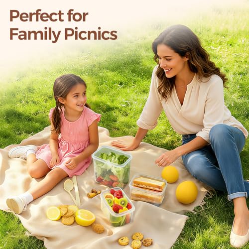 ComSaf Food Storage Containers with Lids Set of 3 (2L/2.1Qt) (1.4L/1.5Qt) (0.8L/0.8Qt), Airtight Food Storage Container, Plastic Canister Sets for Kitchen, Pantry Organizer for Sugar, Cereal and Snack - size: 2.1Qt/1.5Qt/0.8Qt-Rectangle