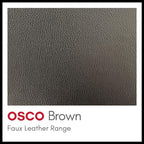 OSCO Brown Faux Leather Letter Holder - color: Brown