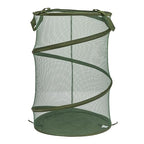 Household Essentials Pop-Up Mesh Laundry Hamper, Olive Green - color: Olive Green