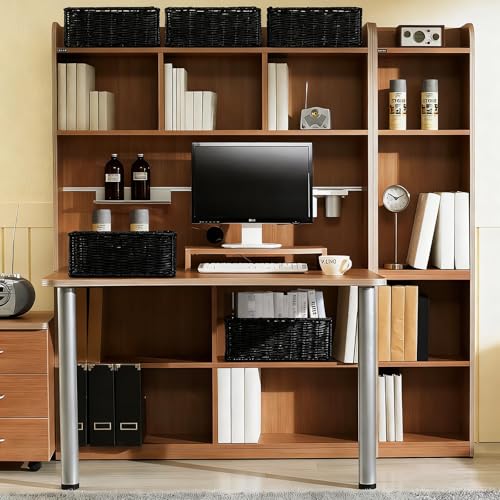 Small Wicker Baskets, Wicker Woven Storage Basket Toilet Paper Baskets with Handles, Towel Basket for Bathroom Organizing Shelves (Black) - color: Black