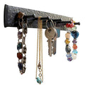 Rustic Wall Hooks for Hanging Accessories, Towel, Leash, Jewelry Hanger - Farmhouse-Style Homes - Vintage Iron Keys and Towels Rack - 10 x 1.2 x 1.2 Inch