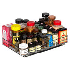 Pull-Out Cabinet Spice Rack Organizer - Slim Slide-Out Storage for Spices, Bottles & Jars, Premium Heavy-Duty Steel, Easy Install for Narrow Kitchen Cabinet - 16 ⅜ W x 10 ½ D x 2 ¾ H, Chrome - size: 16 Inch - Single