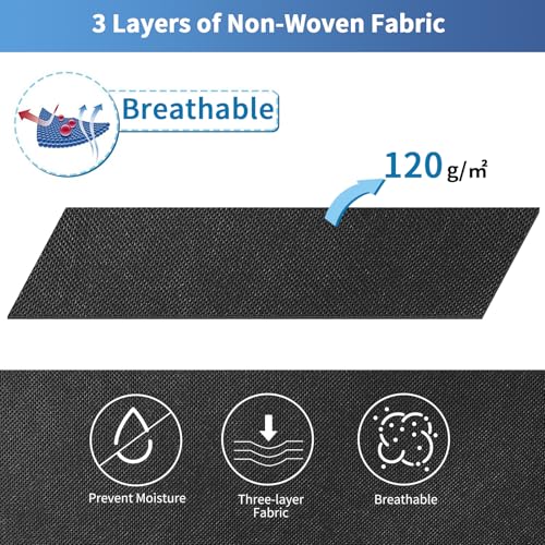 Fixwal Blanket Storage Bags with Zipper Large Storage Bins with Lids 120L 2 Pack Comforter Storage Bags with Reinforced Handles Clothes Storage Containers for King Comforter Bedding Pillow Sheet Black - color: Black, style: 2pcs