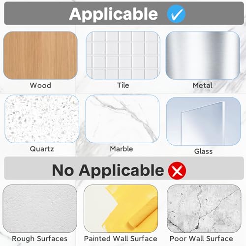 20 Pack Shower Caddy Adhesive Replacement, Transparent Strong Adhesive Hooks, No Drilling, Waterproof Wall Hooks for Shower Caddy, Bathroom Storage Shelves and Kitchen Racks - color: 6 Triple + 8 Double + 6 Single
