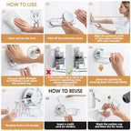 LEVERLOC Soap Holder Shower with Hooks, Bar Suction Cup Soap Dish Tray for Wall, Rust-Proof Stainless Steel Sponge Caddy for Bathroom Accessories Organizer Bathtub Kitchen Sink, Silver - style: 1 tier Silver
