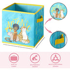 Disney Encanto Set of Two Spacious Collpasible Storage Cubes, 10"x10" - color: Encanto