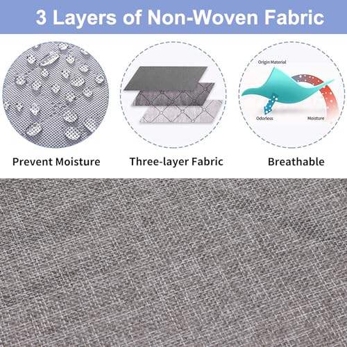 Fixwal Under Bed Storage Containers 4 Pack, Reinforced Underbed Organizer Below 4.5 Inches Low Profile Clothes Storage Bins with Sturdy Sidewalls and Bottom