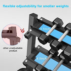 Dumbbell Rack Home Gym Adjustable Weight Rack Dumbbell Storage Rack Multi-layer Weights Stand for Dumbbells/Kettlebells/Weight Plates and Weight Bar(Rack Only)