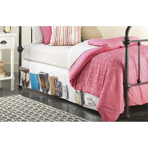 Whitmor Bedskirt Storage Organizer Clear