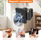 4 Pack Strong Magnetic Mop Broom Holder, Heavy Duty Magnetic Broom Mop Hanger for Cleaning Tools, Wall Mounted Mop Broom Holder for Laundry Garage Kitchen Workshops Shed - size: 4Pcs Magnetic Broom Holder