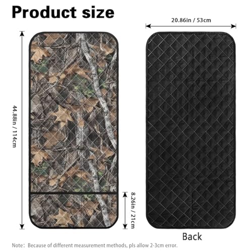 Forest Camo Hunting Print Armrest Covers for Sofa with 2 Pockets Comfortable Couch Arm Covers Stain Resistant Couch Chair Armrest Storage for Magazine, Tablet, Phone - color: Forest Camo Hunting