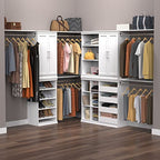 ClosetMaid Modular Storage Shelf Unit with 3 Shelves, White - color: White