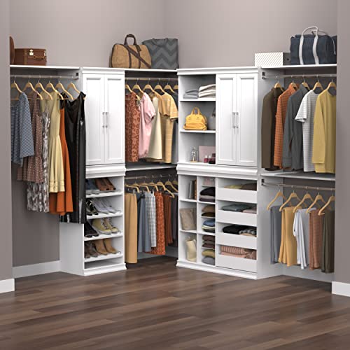 ClosetMaid Modular Storage Shelf Unit with 3 Shelves, White - color: White