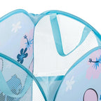 Jay Franco Disney Lilo and Stitch Pop Up Hamper - Mesh Laundry Basket/Bag with Durable Handles - Storage for Clothes and Toys - color: Blue - Stitch