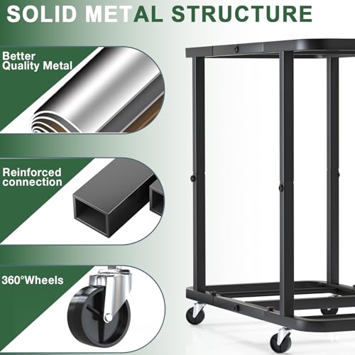 60 Gal (230L) High Grade Large Laundry Basket with Wheels, Rolling Laundry Hamper, Laundry Cart with Metal Frame and Removable Bag Design, Suitable for Laundry Room, Bedroom (Grey, 3 Section 230L) - color: Grey, size: 3 Section 230L