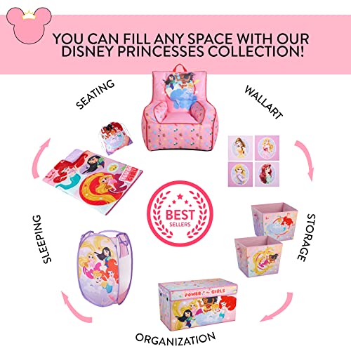 Disney Princess Collapsible Storage Cubes, Set of 2, 10"x10" - color: Princess / Multicolor