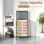 FILWH Laundry Hamper with Lid (16.9 * 13 * 26.5inches) Large Bamboo Laundry Bin Basket 85L Clothes Hamper with 1 Removable Bag Storage baskets for Bathroom(Black) - color: Black