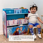 Disney Frozen II 6 Bin Design and Store Toy Organizer by Delta Children, Greenguard Gold Certified - color: Disney Frozen II