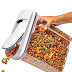 OXO Good Grips Pet Food Dispenser - 4.5 Qt/4.25 L |Ideal for up to 4lbs of Dog Food or 3.5lbs of Cat Food | Airtight Dog and Cat Food Storage Container | BPA Free - size: Pet POP 4.5 Qt