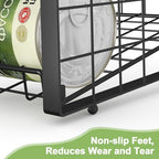 JKsmart 3-Tier Stackable Can Rack Organizer for Pantry, Adjustable Can Storage Holder for Various Ounces of Canned food Soda Drinks, Can Dispenser for Kitchen Cupboard Cabinet, 2 Pack - size: 3 Tier - 2Pack