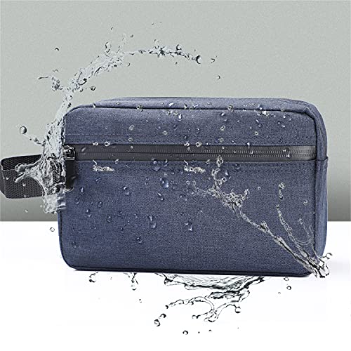 Etercycle Toiletry Bag for Men, Portable Travel Toiletry Organizer Bag,Shaving Bag for Toiletries Accessories (Deep blue) - color: Deep blue