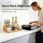 JinDoWin 2 Pack Cabinet Spice Rack Organizers - Enhanced Cabinet Spice Organizer, Practical Spice Rack Organizer for Cabinet and Efficient Cabinet Spice Organizer (2, 13 Inch) - size: 13 Inch