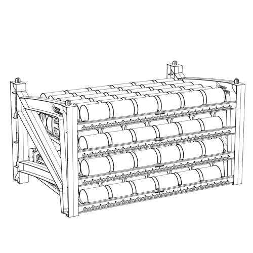 Shelf Reliance Cansolidator Max Small - 1-Pack Can Organizer for Pantry, Stackable Soda Can Storage for Kitchen, Holds 156 Cans of Food or Soda - size: 1 Pack, style: 156 Soup Can