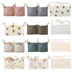 Baby Bedside Hanging Bags Storage Organizer Milk Bottle Toy Crib Baby Nappy-Bag Bed-Bunk Organizing Bag - color: Rabbit